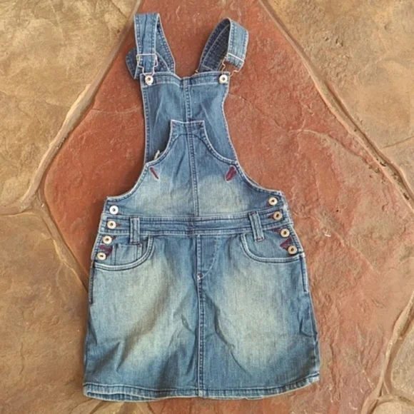 Denim Mudd Juniors Overall Skirt Size 1 - Picture 4 of 14